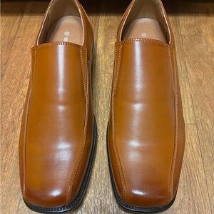 Men’s Bruno Marc Brown/Tan Slip on Loafers Size 12 Wide